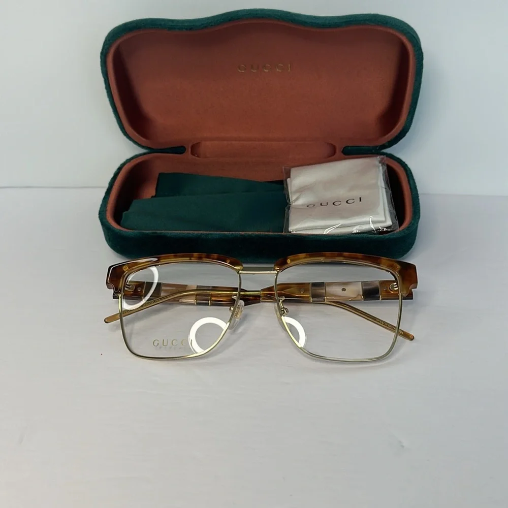 Authentic New GUCCI Men's Opticals GG0605O-30008100-010